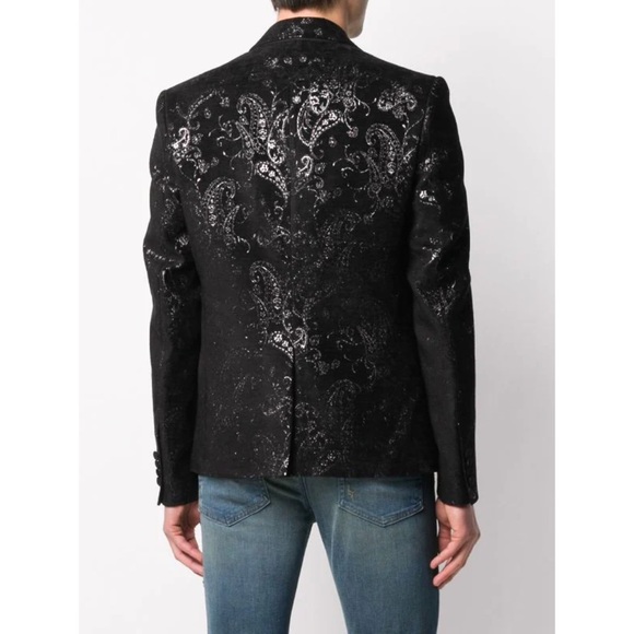 NWT AMIRI Paisley Embroidered Blazer - Picture 3 of 7